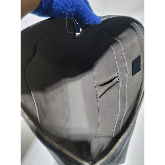 LOUIS VUITTON Damier Infini Porte-Documents Jour Cosmos Black - Picture 11 of 11